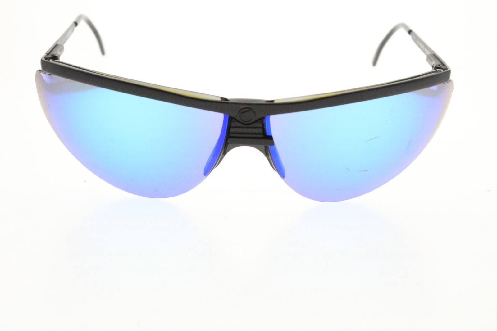 VINTAGE GARGOYLE LEGENDS SUNGLASSES BLACK MATTE MIRROR METAL MADE IN USA