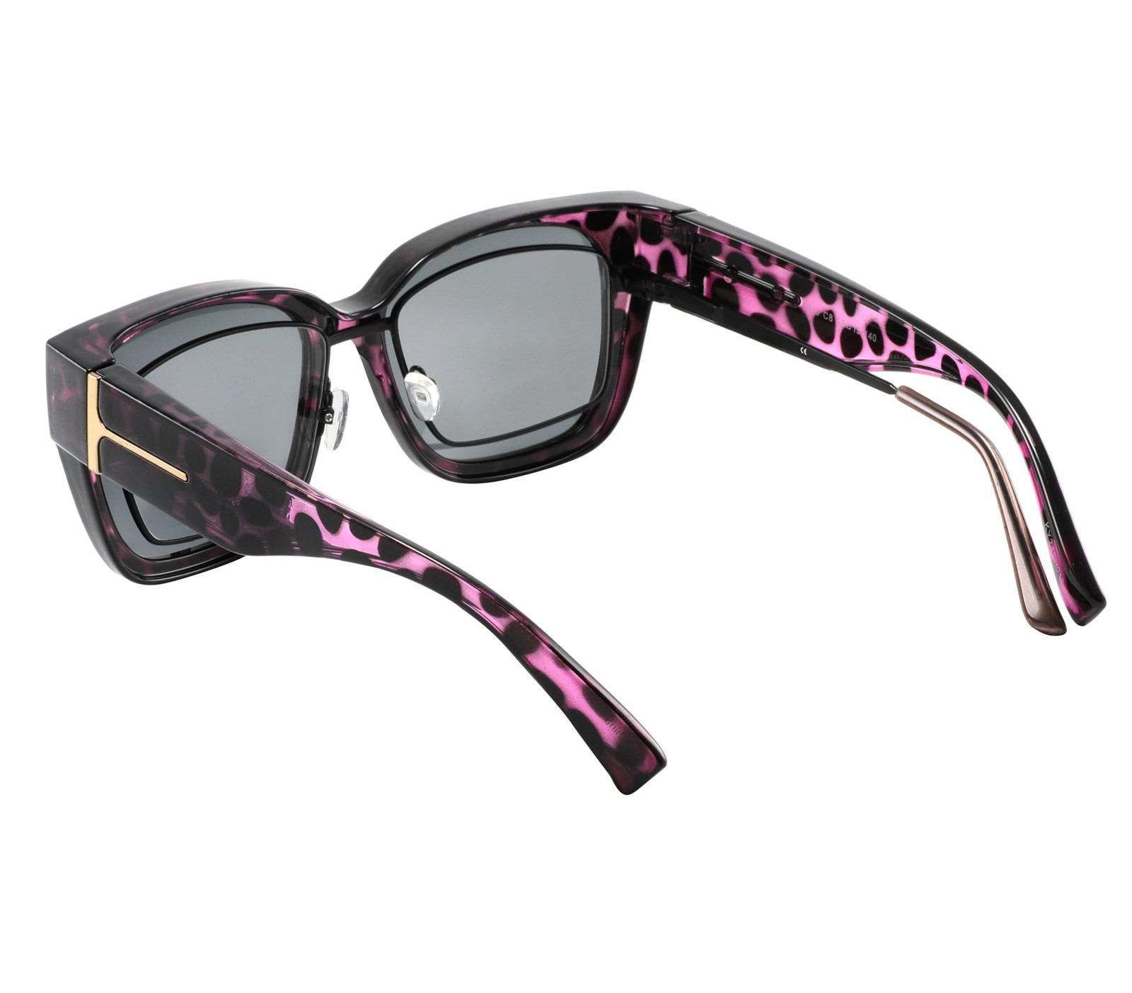 Yogo Vision Polarized Fit Over Glasses Sunglasses for Women Men Wear Over