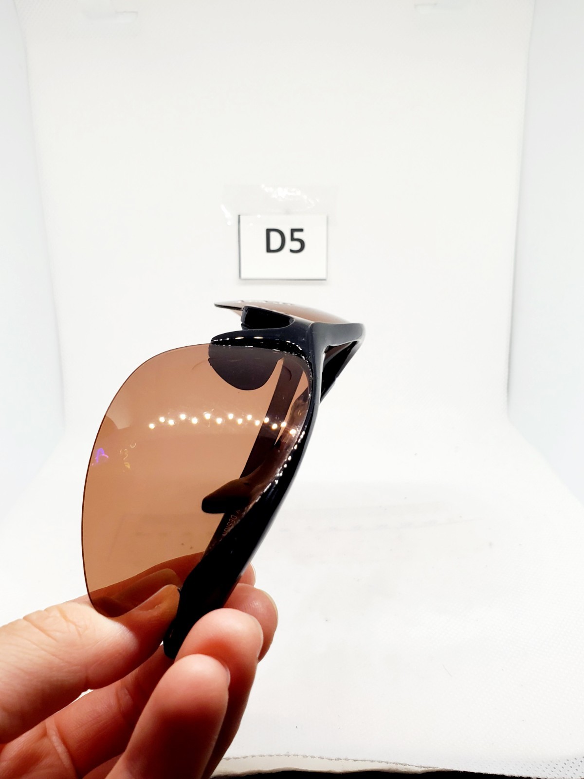 sunglasses plastic half rim black pc0215