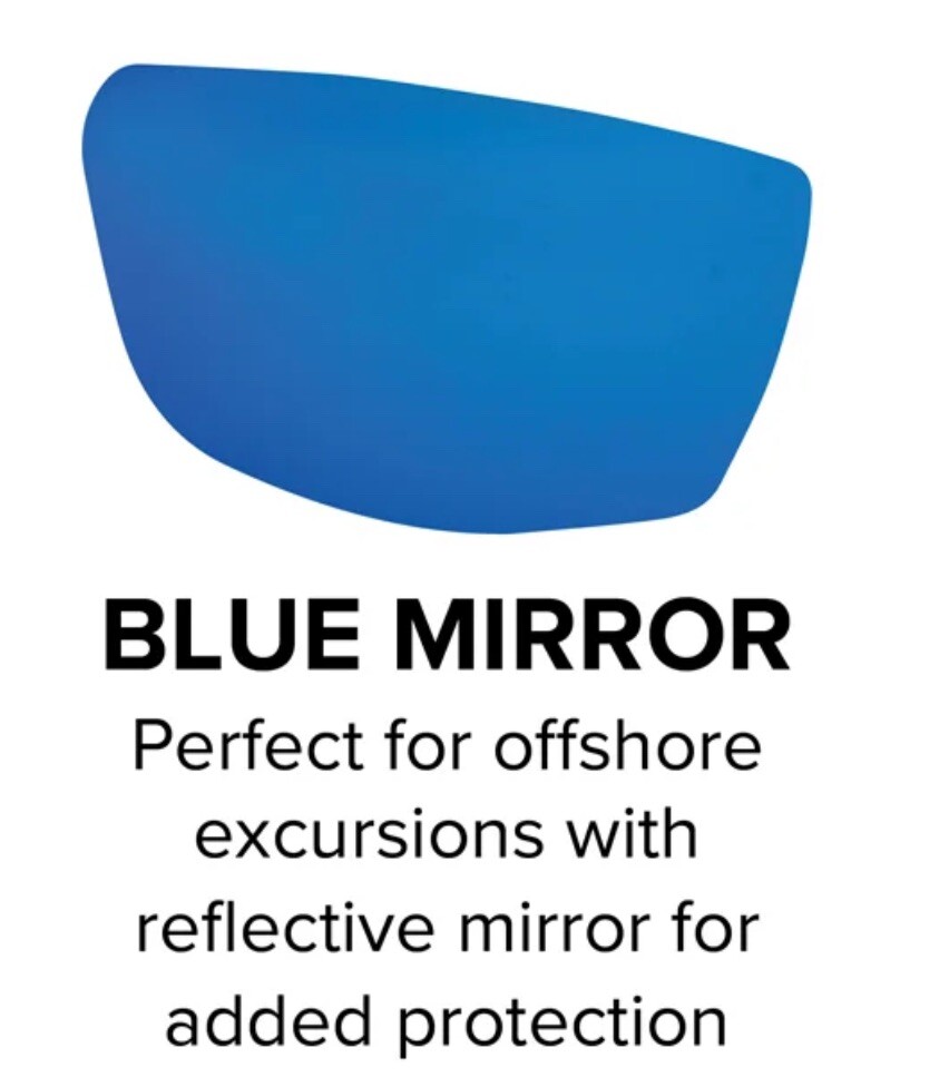 Salt Life Naples Matte Black Mirror Blue Glass Lens $229 Live Salty Saltlife NWT