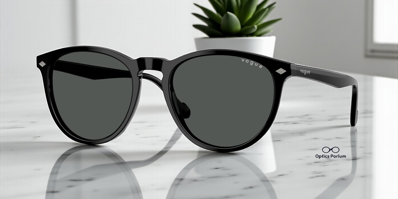 VOGUE VO5599S W44 87 Black Dark Grey 53 mm Men’s Sunglasses
