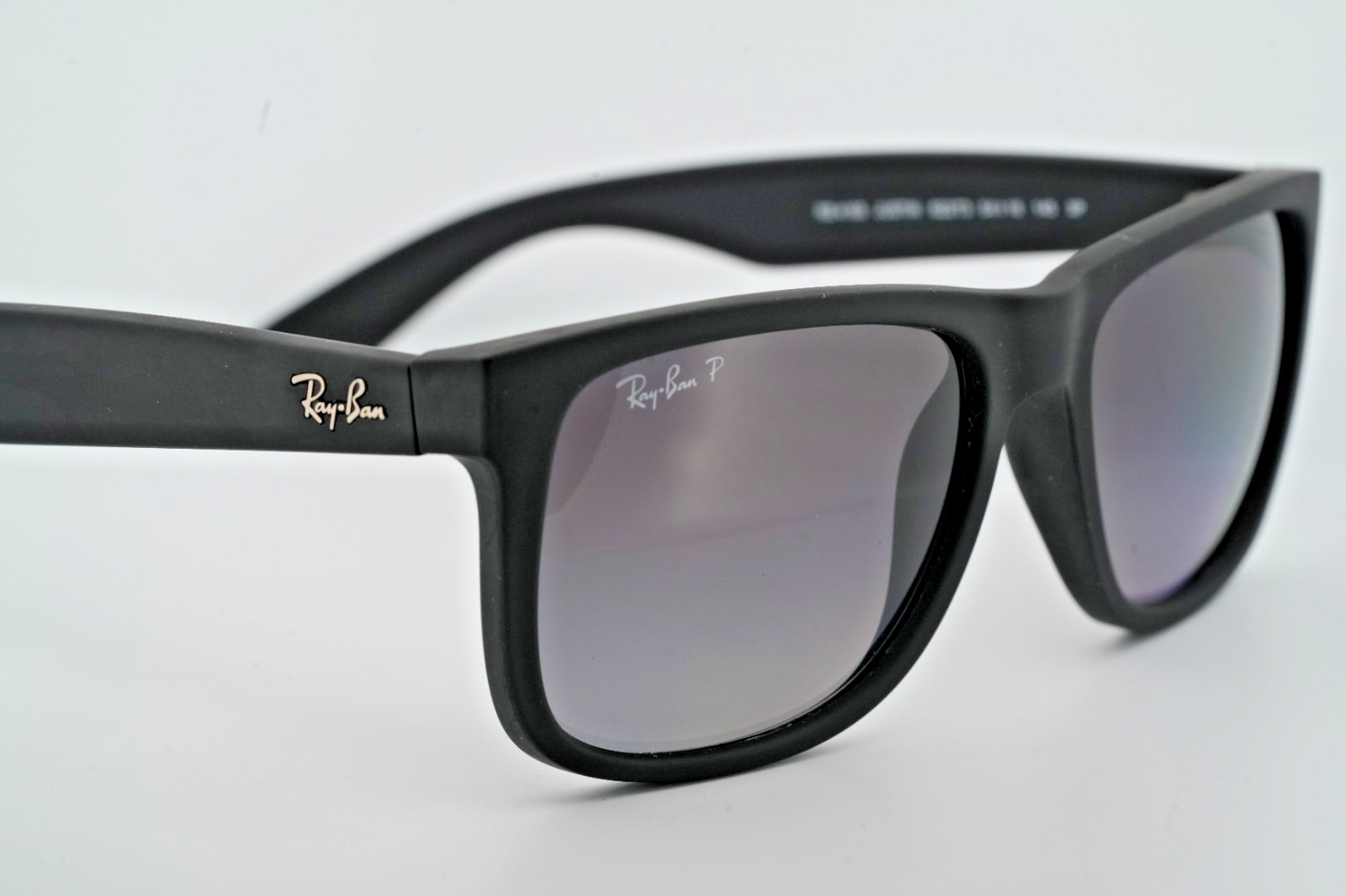 Ray-Ban Justin RB4165 622/T3 Sunglasses Full Rim Square Polarized Lens 54-16-145