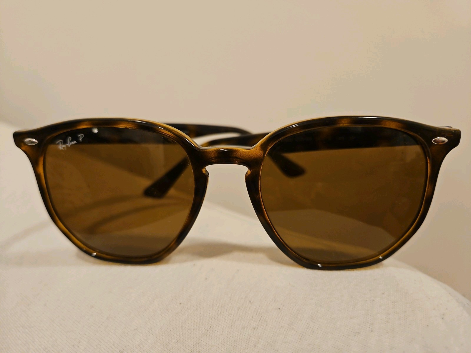 Ray-Ban RB4306 710/83 54□19-145 3P Polorized Brown Sunglasses Pre-owned