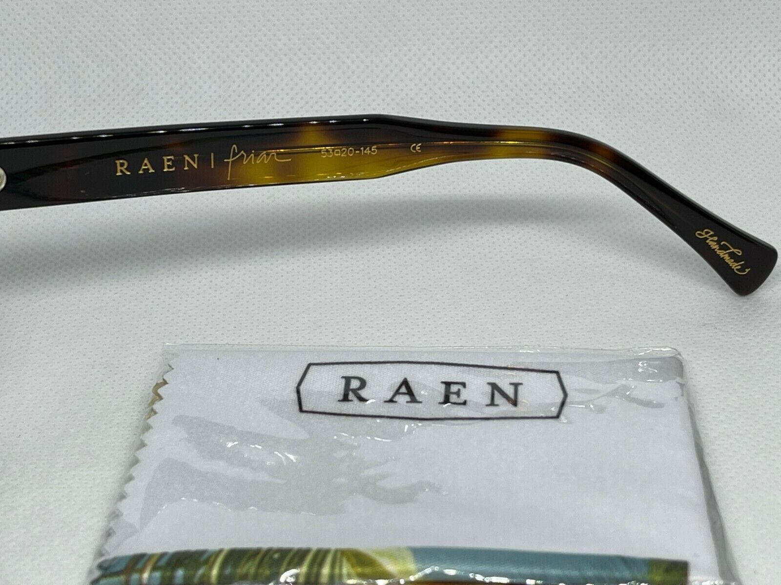 Raen Friar Kola Tortoise Green Polarized 53mm Sunglasses New