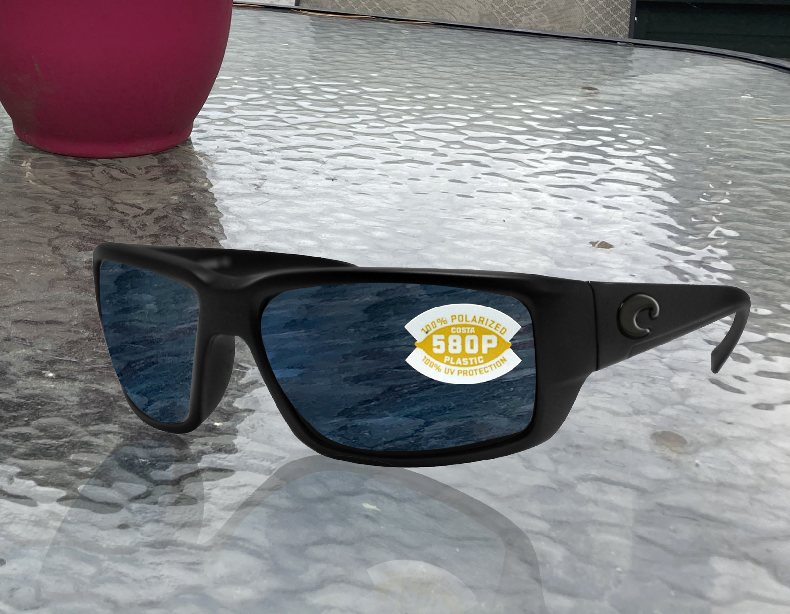 Costa Del Mar Fantail Blackout Frame Gray 580P Plastic Polarized Lens