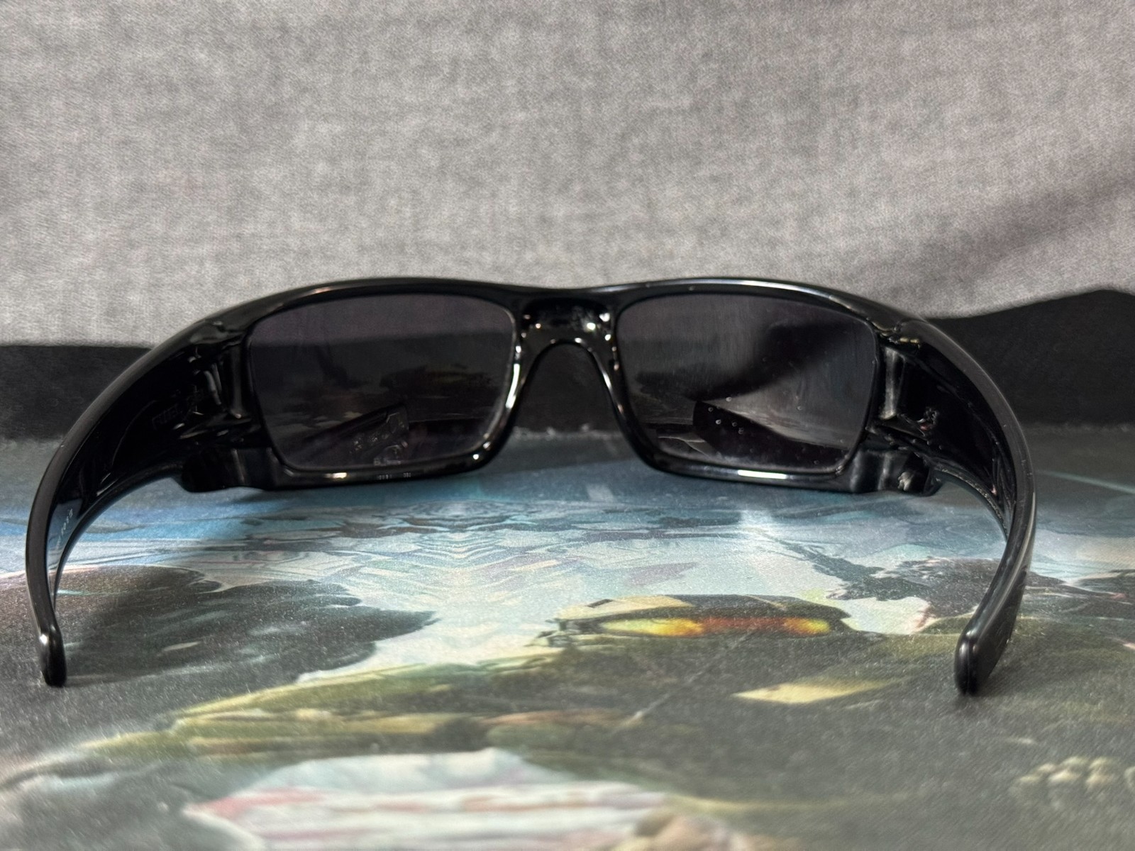 Oakley Fuel Cell Men’s Polished Black Rectangle Sunglasses Frame Only 60-19-130