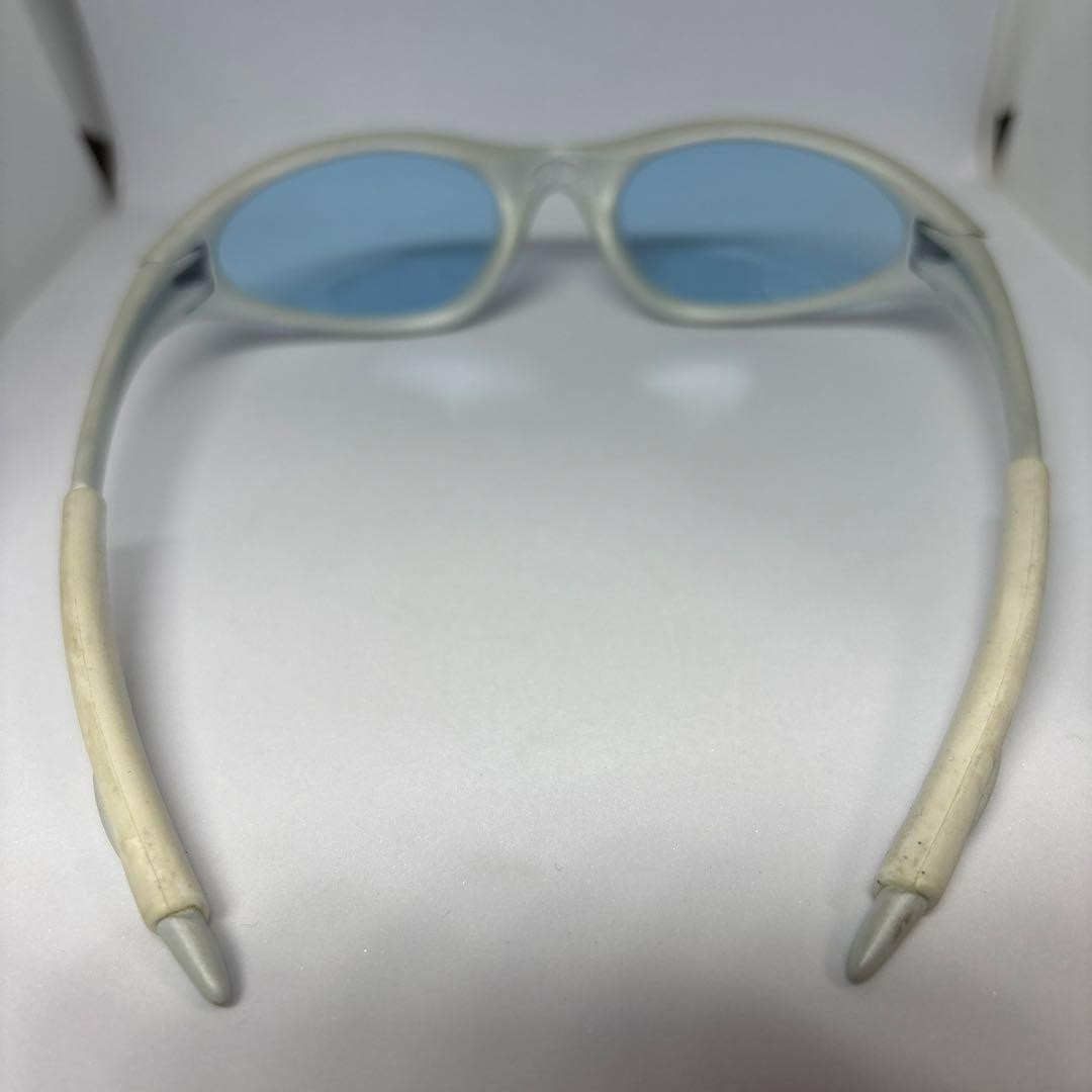 OAKLEY Minute Sunglasses 90s Tech Style Gray-Blue Frame MADE in USA