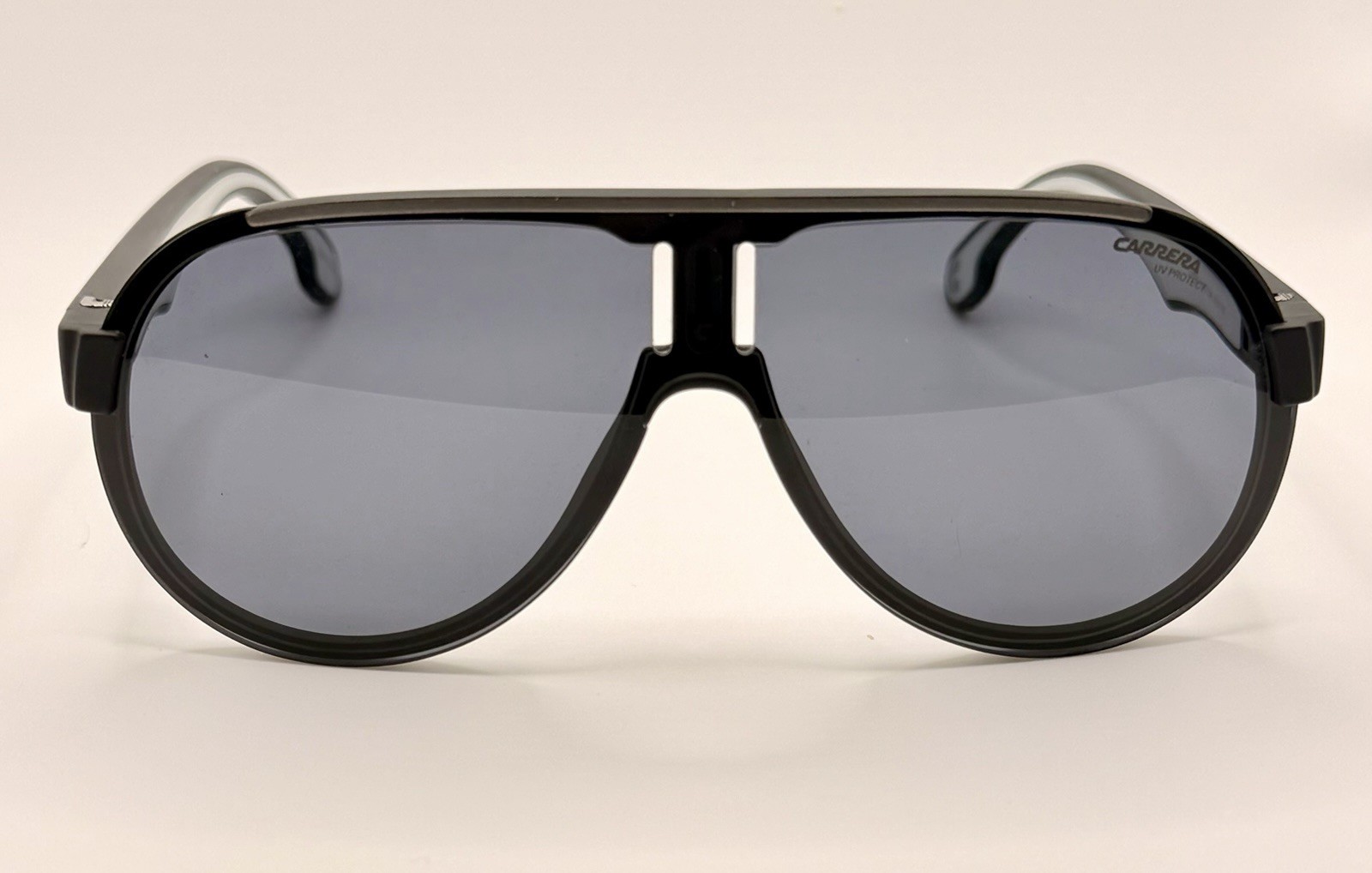 Carrera 1006/S Shield Sunglasses Matte Black Gray Lens 003/IR 99-01 145
