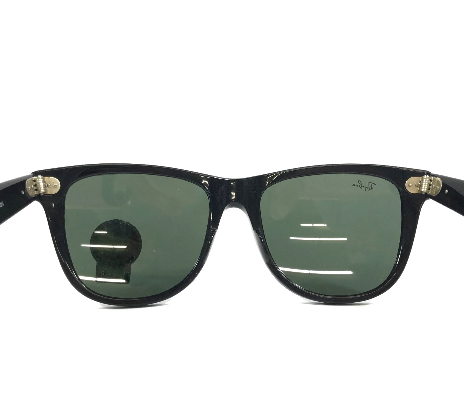 Ray-Ban Sunglasses WAYFARER RB2140 901 Polished Black Frame w/ G-15 Lenses 54 mm