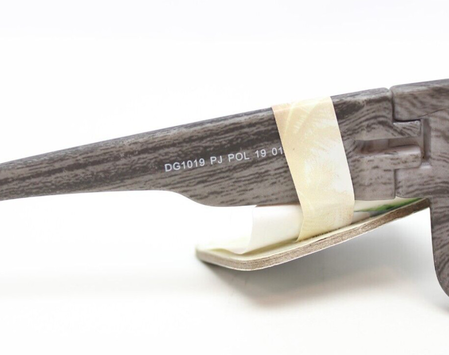 Panama Jack POLARIZED Gray Wood Grain Print Wrap Sunglasses 100%UV PJ POL 19 01