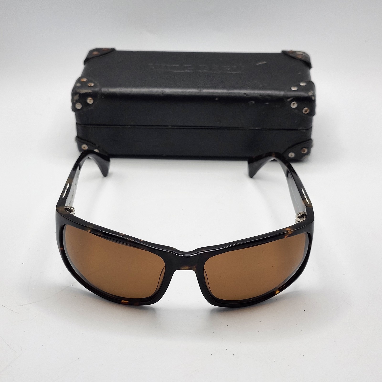 King Baby Specre ll-E18 62 19-130 525 Sunglasses Made In USA Brown w/ Case