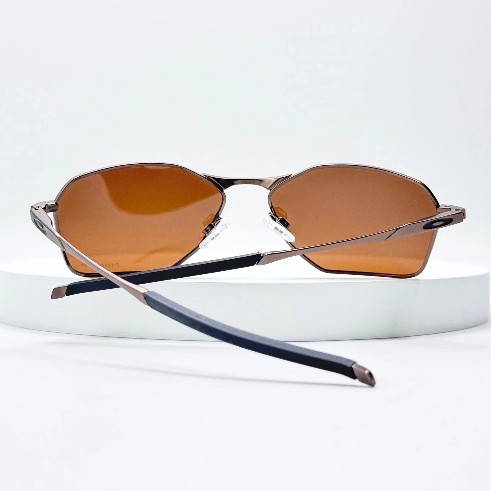 Oakley Savitar OO6047 Titanium Sunglasses/ Bronze Frame Prizm Brown*