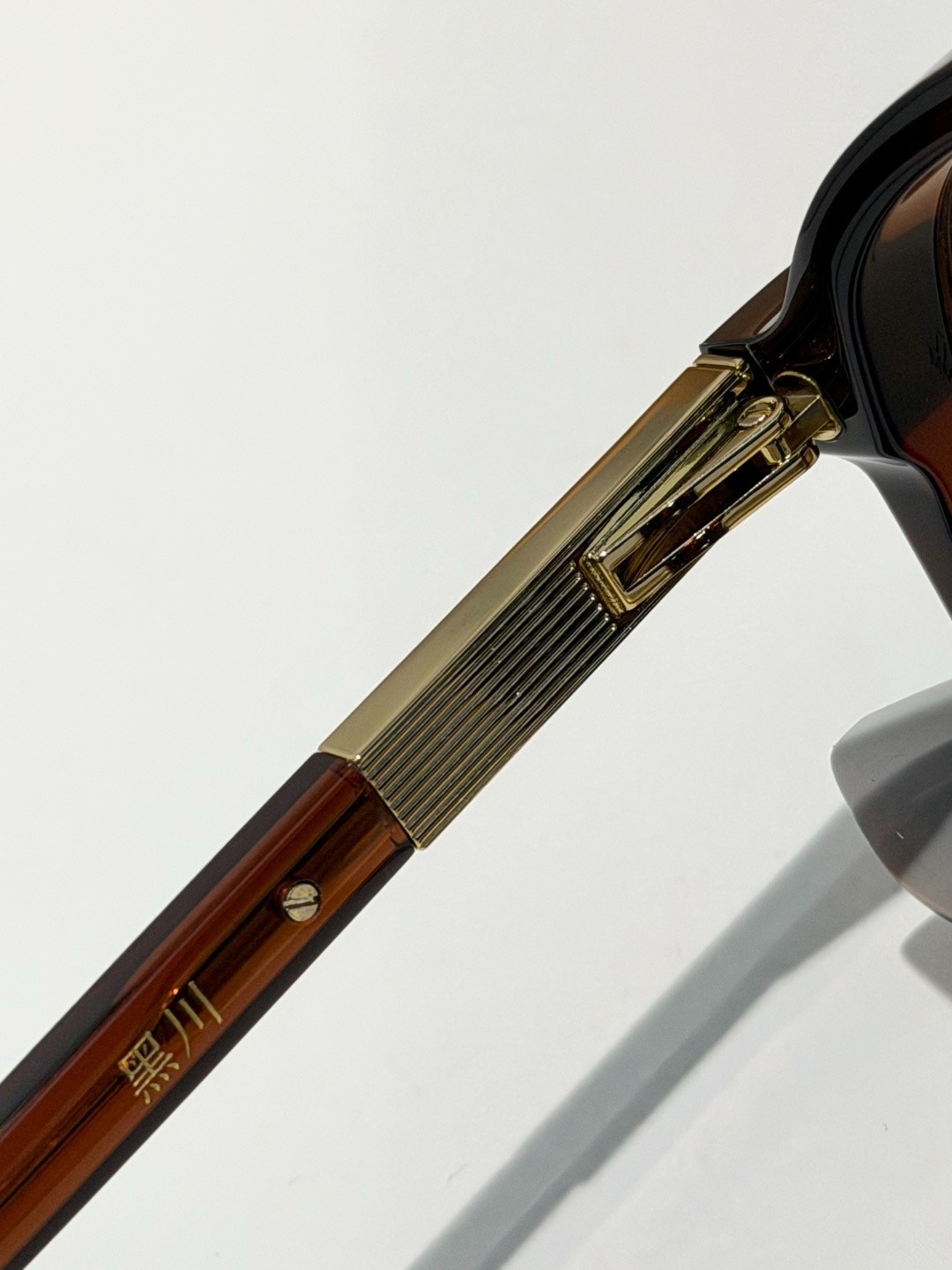 Jacques Marie Mage KUROKAWA Unisex Eyeglasses Brown/Amber 129-52 149mm