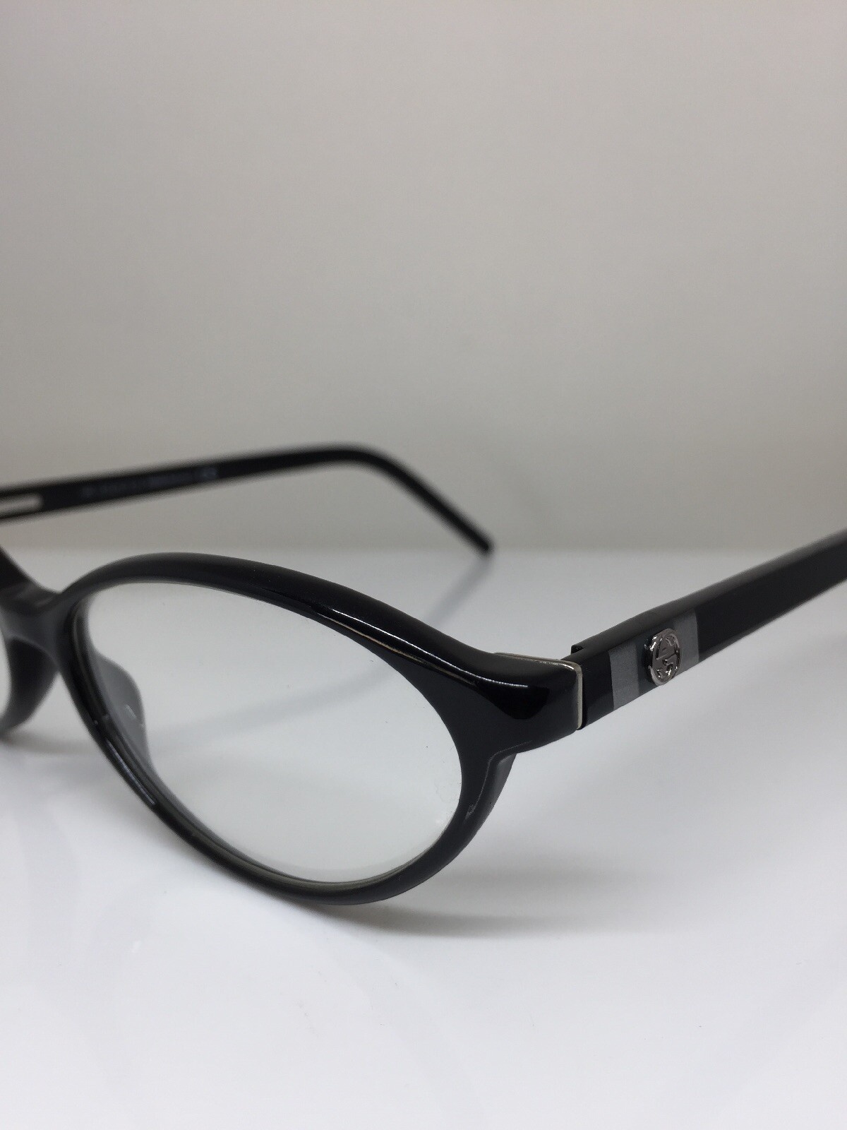 New Vintage GUCCI GG 2596 EYEGLASSES GLASSES GG 2596 C. Z8P Shiny Black 53-15mm