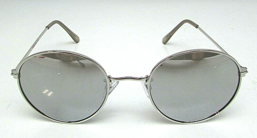 Custom Eyes Round Chrome Mirrored Sunglasses 100%UV See Description 0025051908
