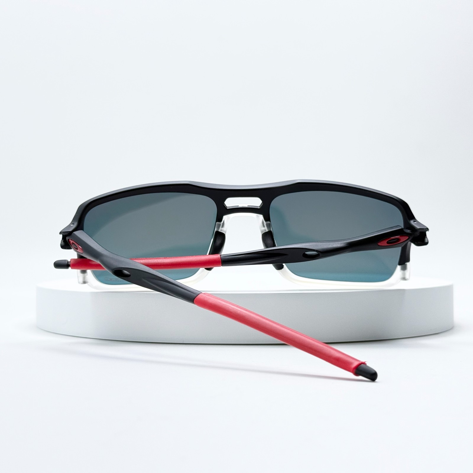 Oakley OO9266 Triggerman Matte Black Sunglasses Ruby Lens New