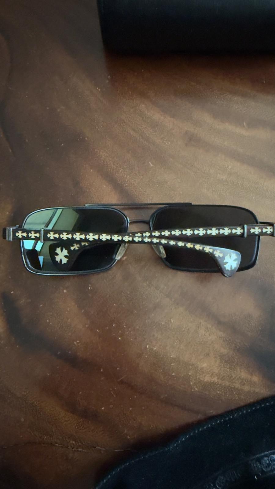 Chrome Hearts Beast III Sunglasses – Sterling Silver – Black – Complete Set – Au