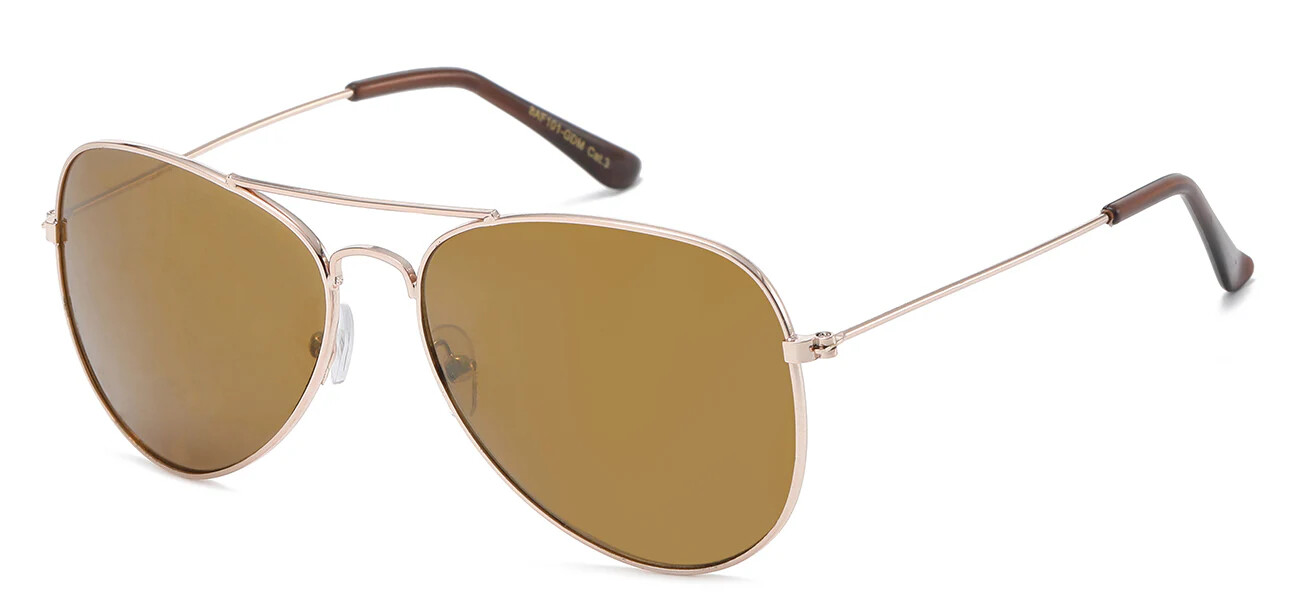 Gold Frame Lens Metal Aviator Sunglasses For Women Men Vintage Sports Driving