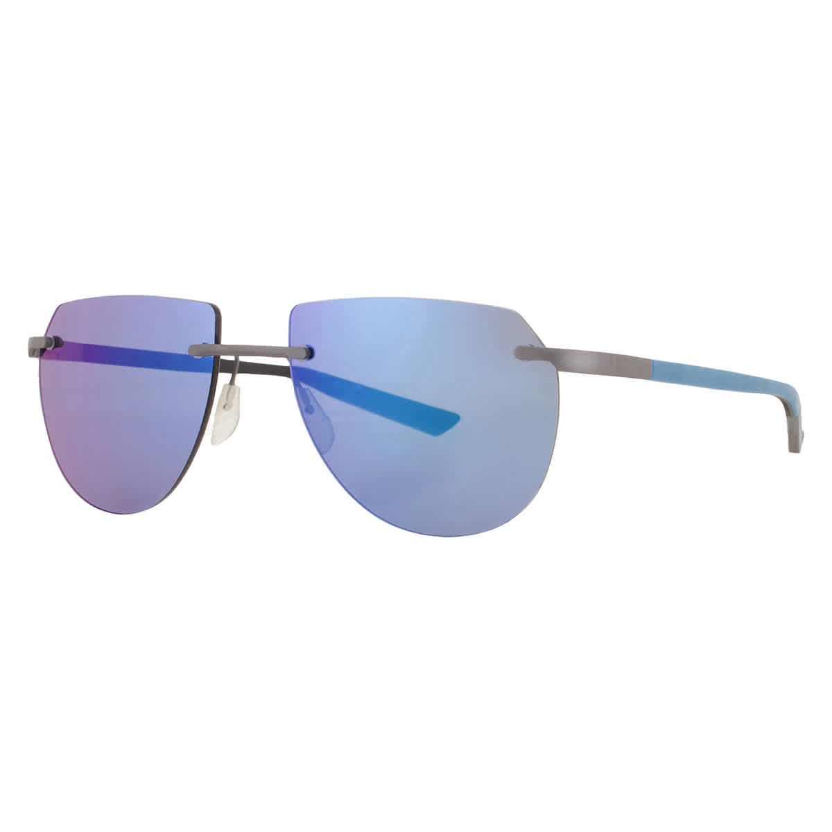 McLaren Blue Mirror Irregular Unisex Sunglasses MLMS-85S01 C04 57 MLMS-85S01 C04