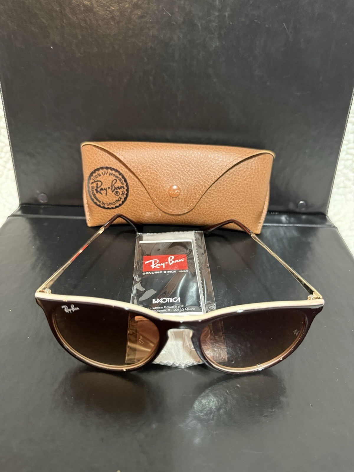 Ray Ban Erika Classic Brown Gradient Men’s Sunglasses – RB4171