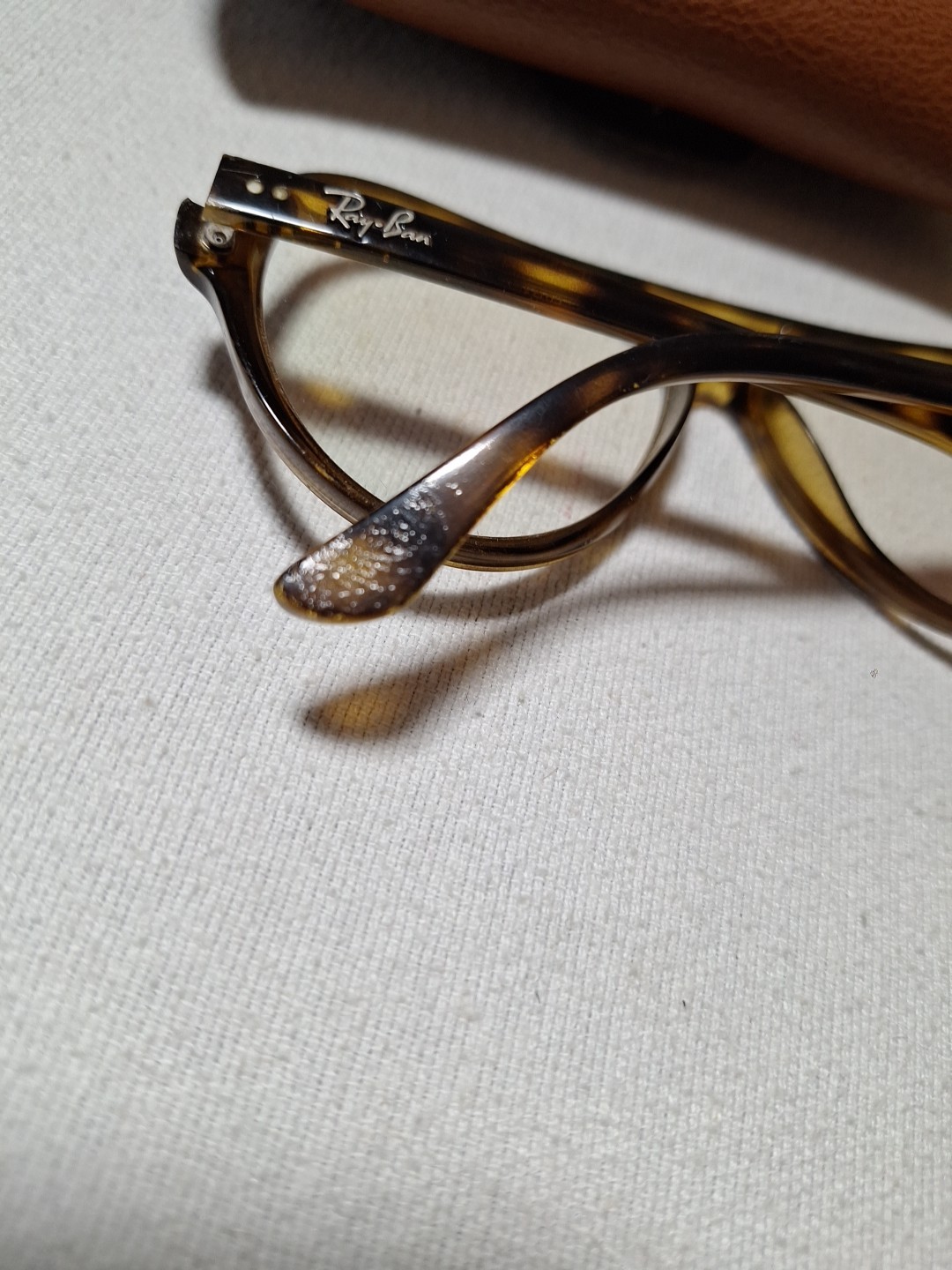Ray-Ban Cats 5000 RB4125 Aviator Pre-owned Frames Only with Case