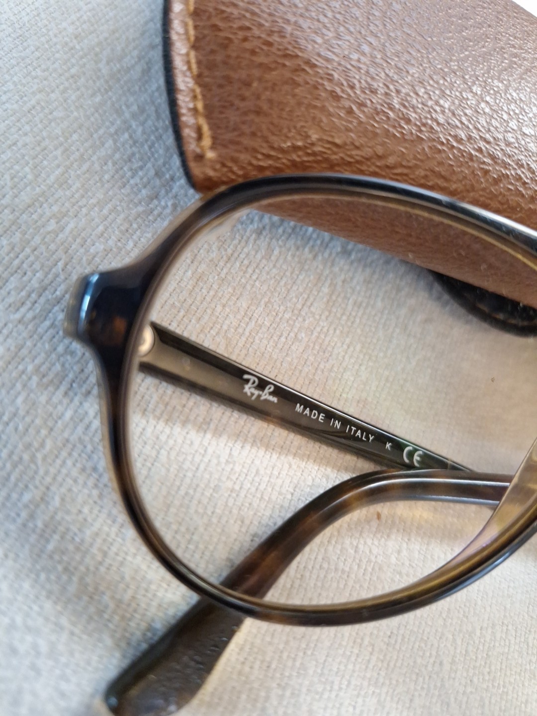 Ray-Ban Cats 5000 RB4125 Aviator Pre-owned Frames Only with Case