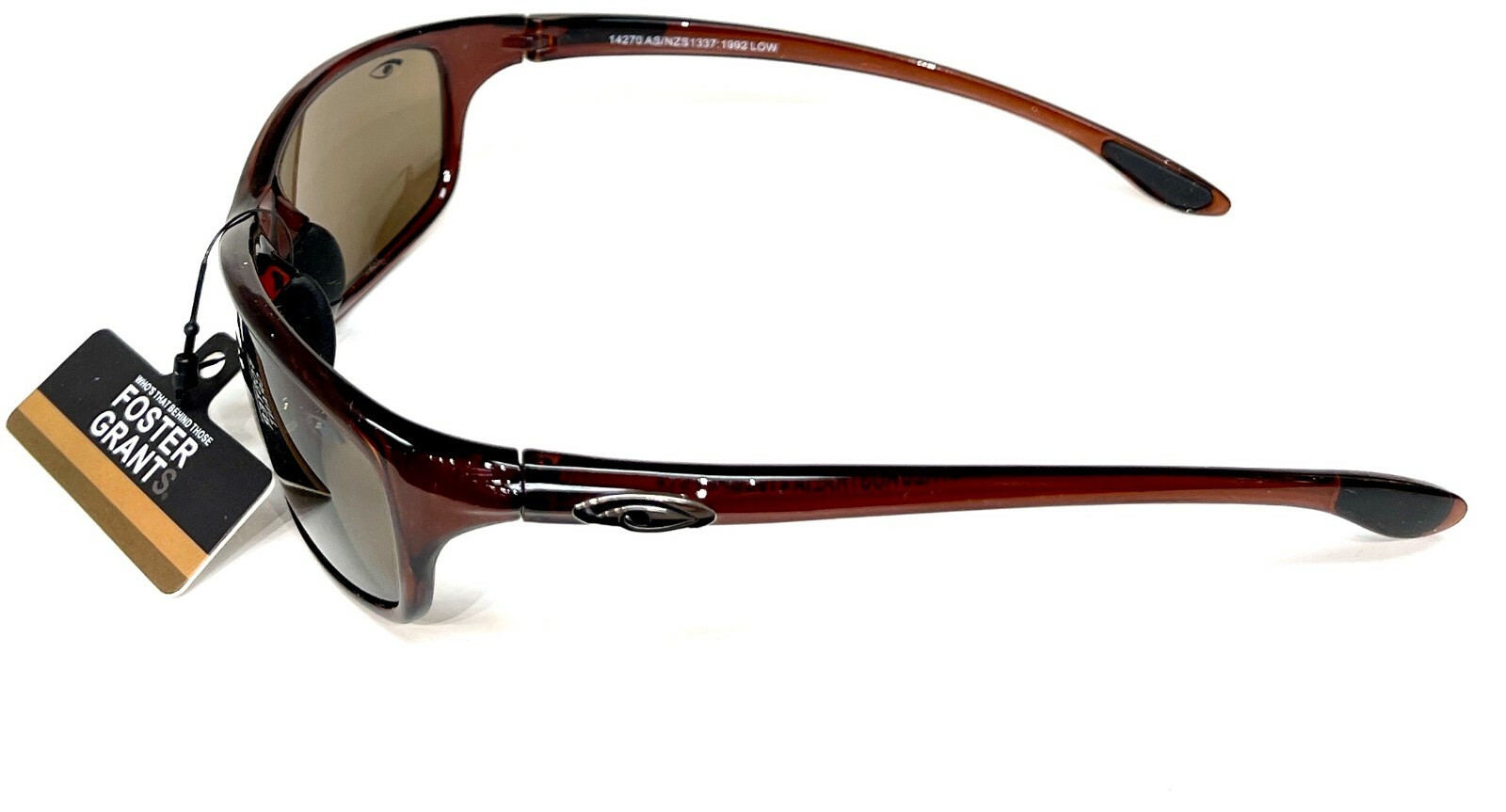 Sporty Sunglasses For Men 100% UV Protection Brown Frame and Lens Super Stretch