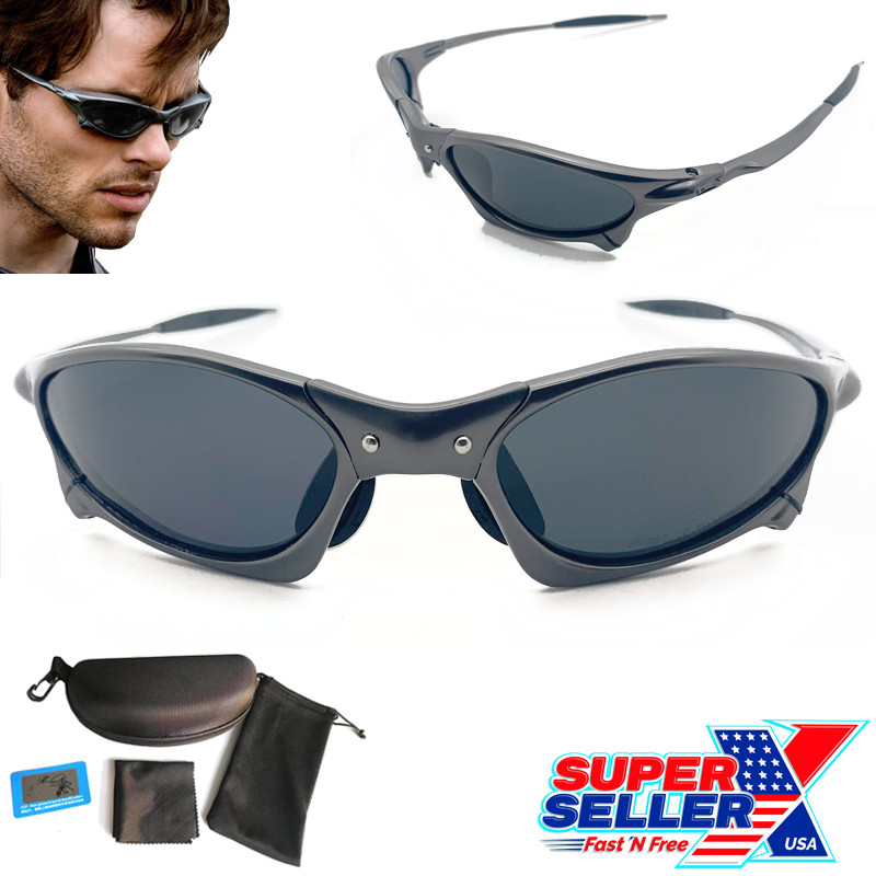 Metal-X Penny Cyclops Sunglasses Polarized Black Iridium UV400 Lenses – USA