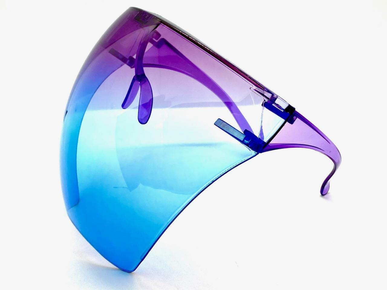 Oversized Bubble Face Shield Visor SUN GLASSES Protective Eyewear Anti Fog Lens