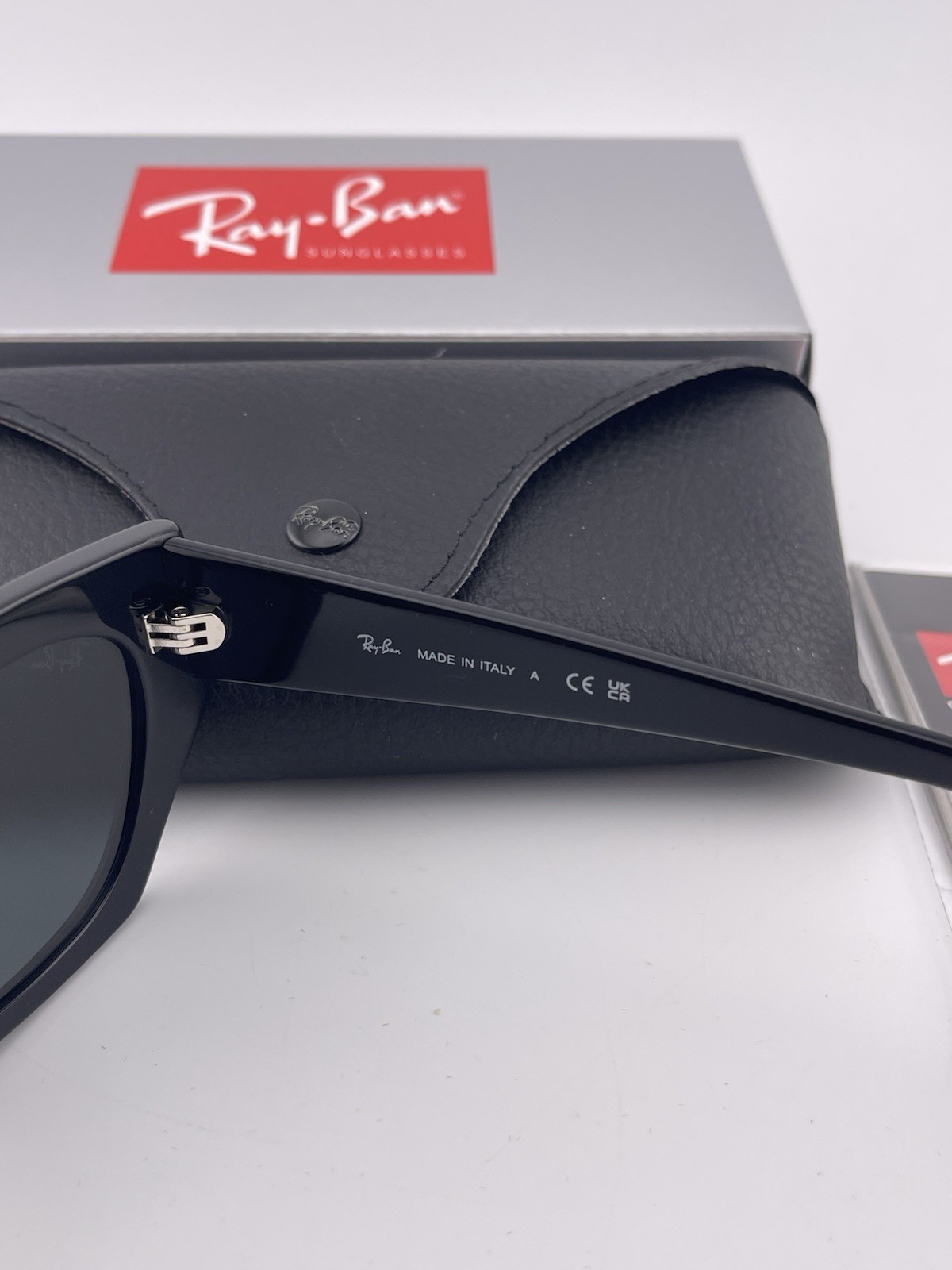 Ray-Ban Zena Bio-Based Black/Dark Grey 52mm Sunglasses RB4430 667787 52-22