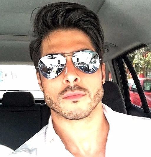 Aviator “SILVER STAR” Men Guy Mirror Reflective Metal Sunglasses Aviator Shadz