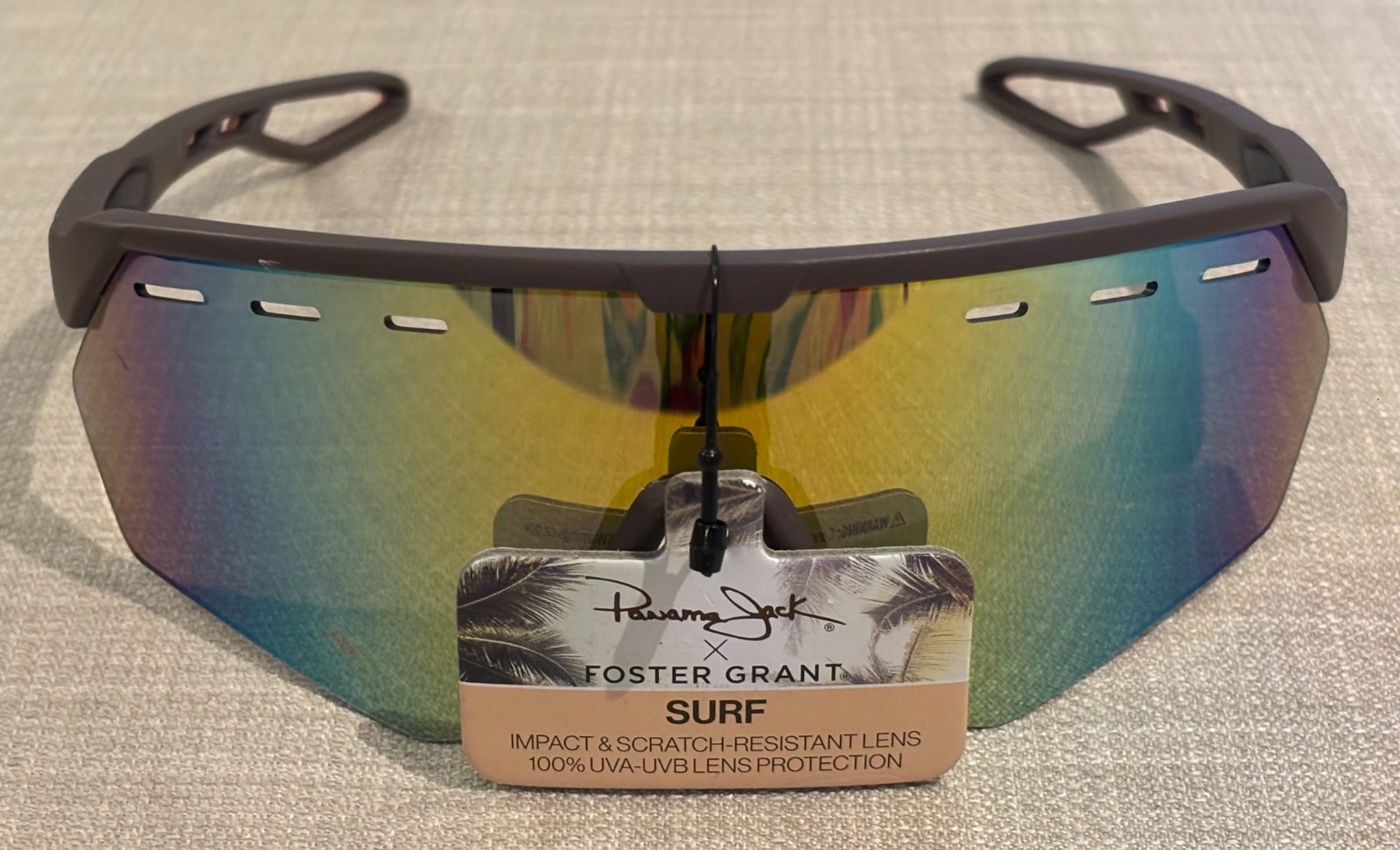 Panama Jack x Foster Grant Surf Men’s Shield Sunglasses 100% UVA-UVB