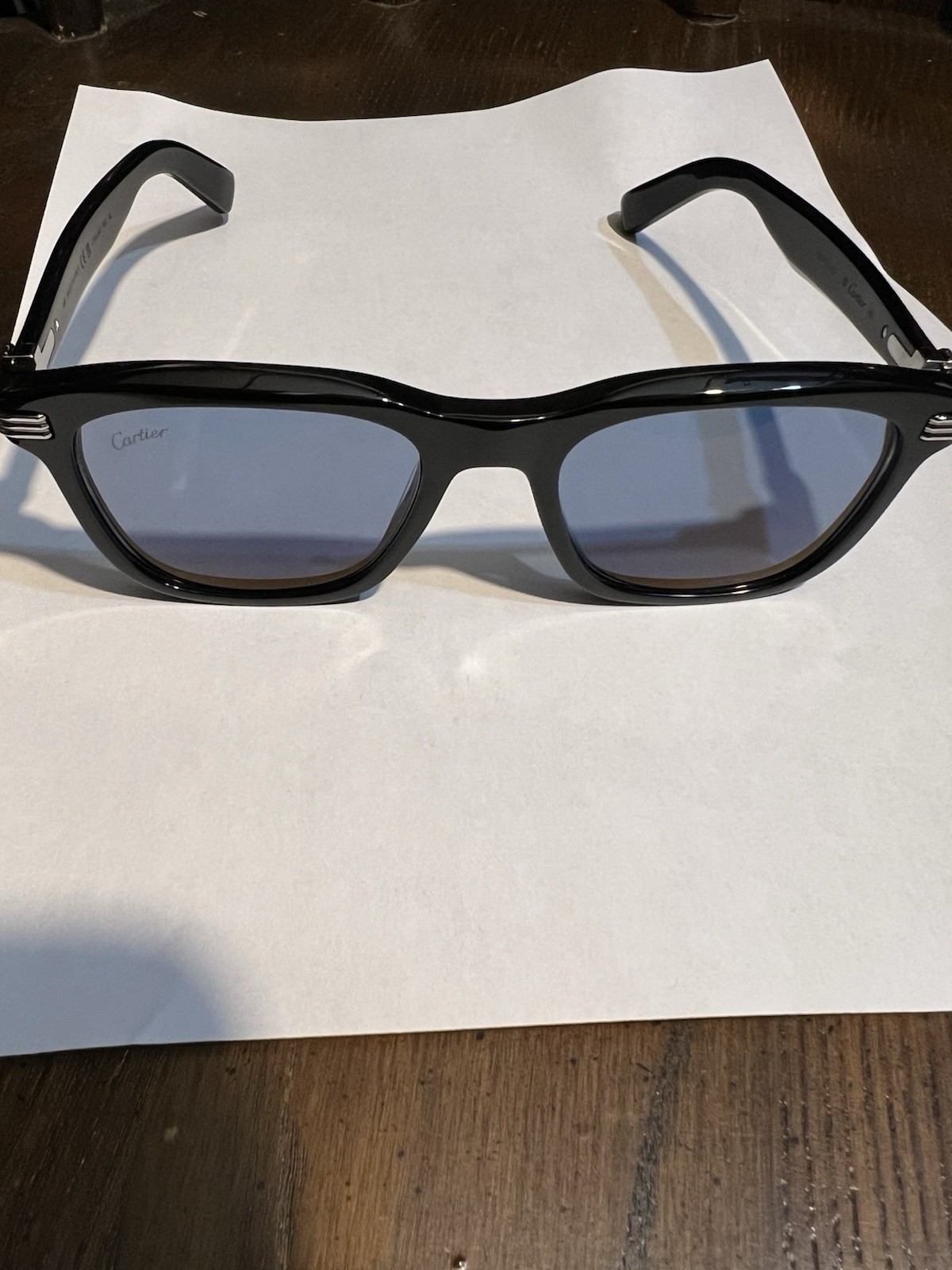 Cartier Premiere de Cartier Grey Square Men’s Sunglasses CT0396S 001 53