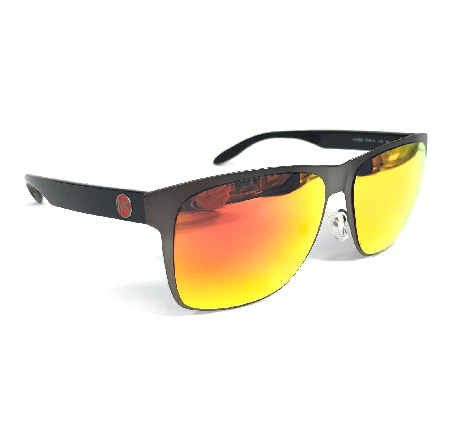 Michael Kors Sunglasses MK1103 Kodiak 10036Q Matte Gunmetal Safety Orange Lenses