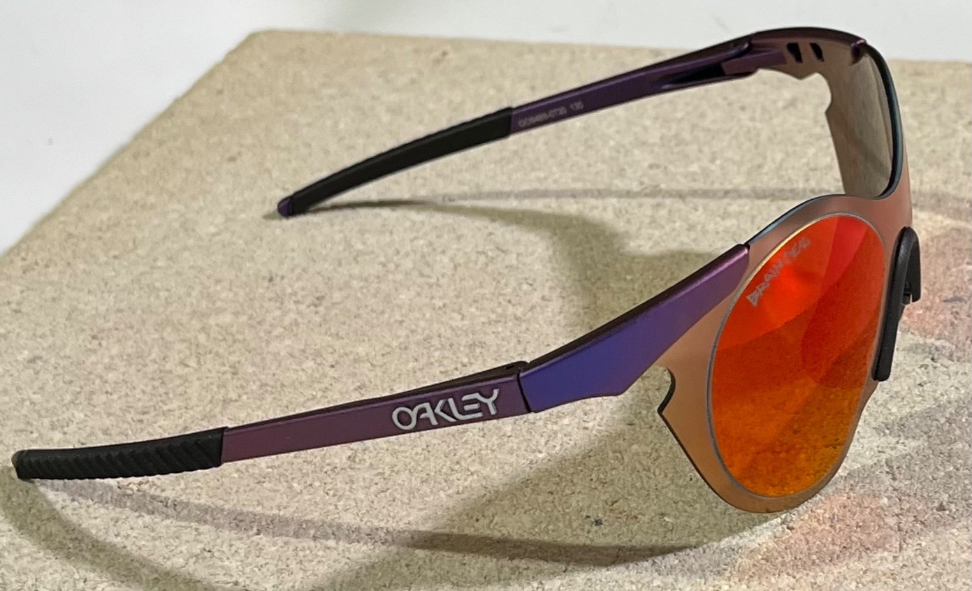 OAKLEY BRAIN DEAD SUB ZERO PRIZM RUBY MATTE BLUE RED COLORSHIFT NEW NEVER WORN
