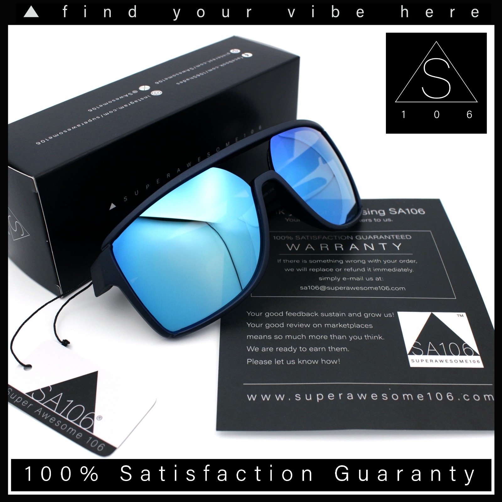 Mens Wrap Arm Oversized Sport Rectangle Mirror Lens Plastic Sunglasses