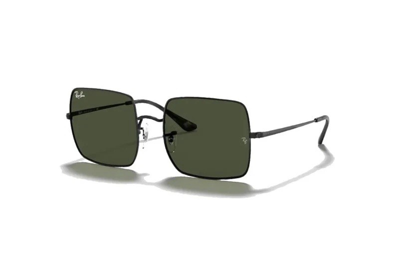🍀🍀Ray-Ban Square 1971 Classic Unisex Sunglasses – Black Frame