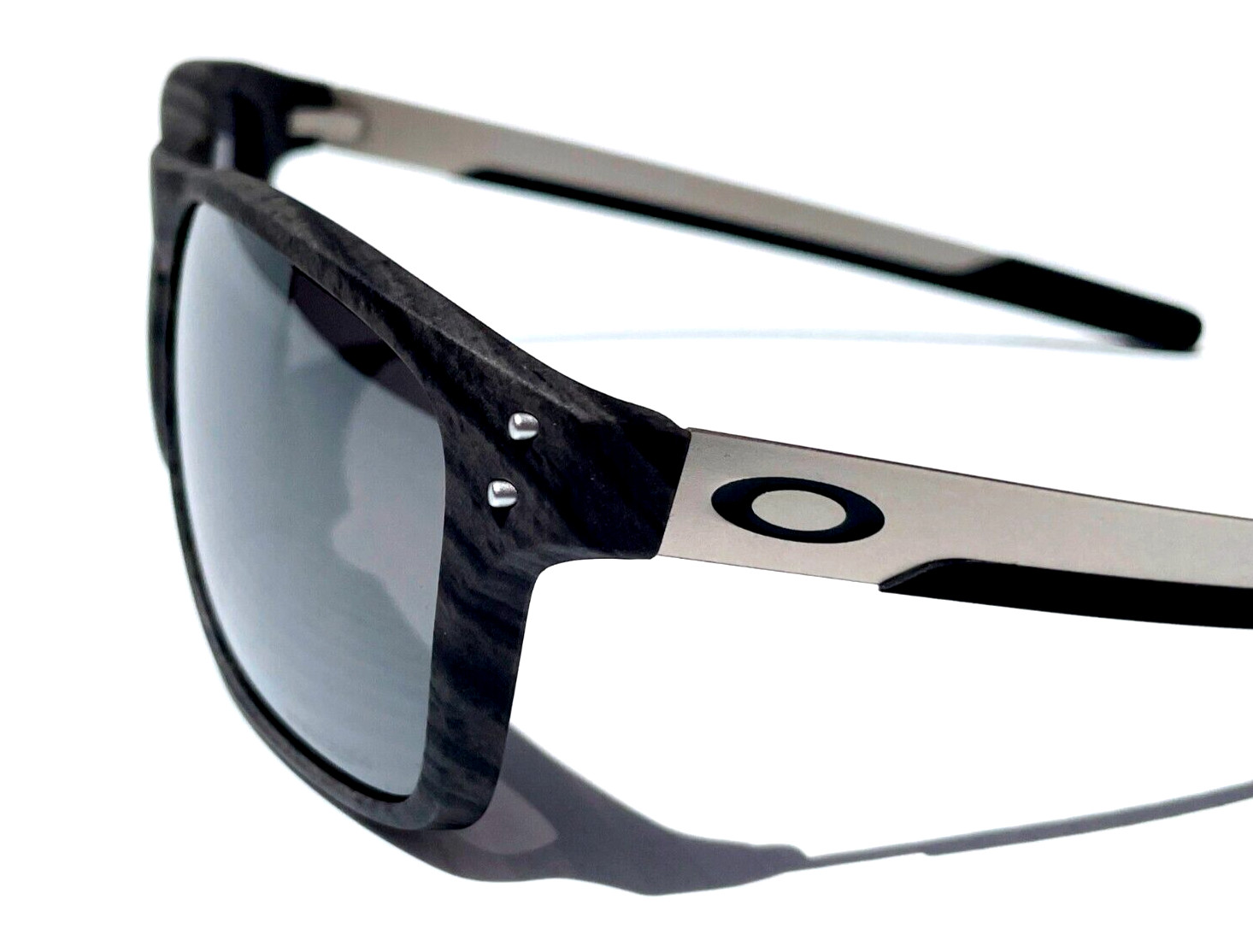 NEW Oakley HOLBROOK MIX Woodgrain w PRIZM BLACK Iridium Lens Sunglass 9384-04