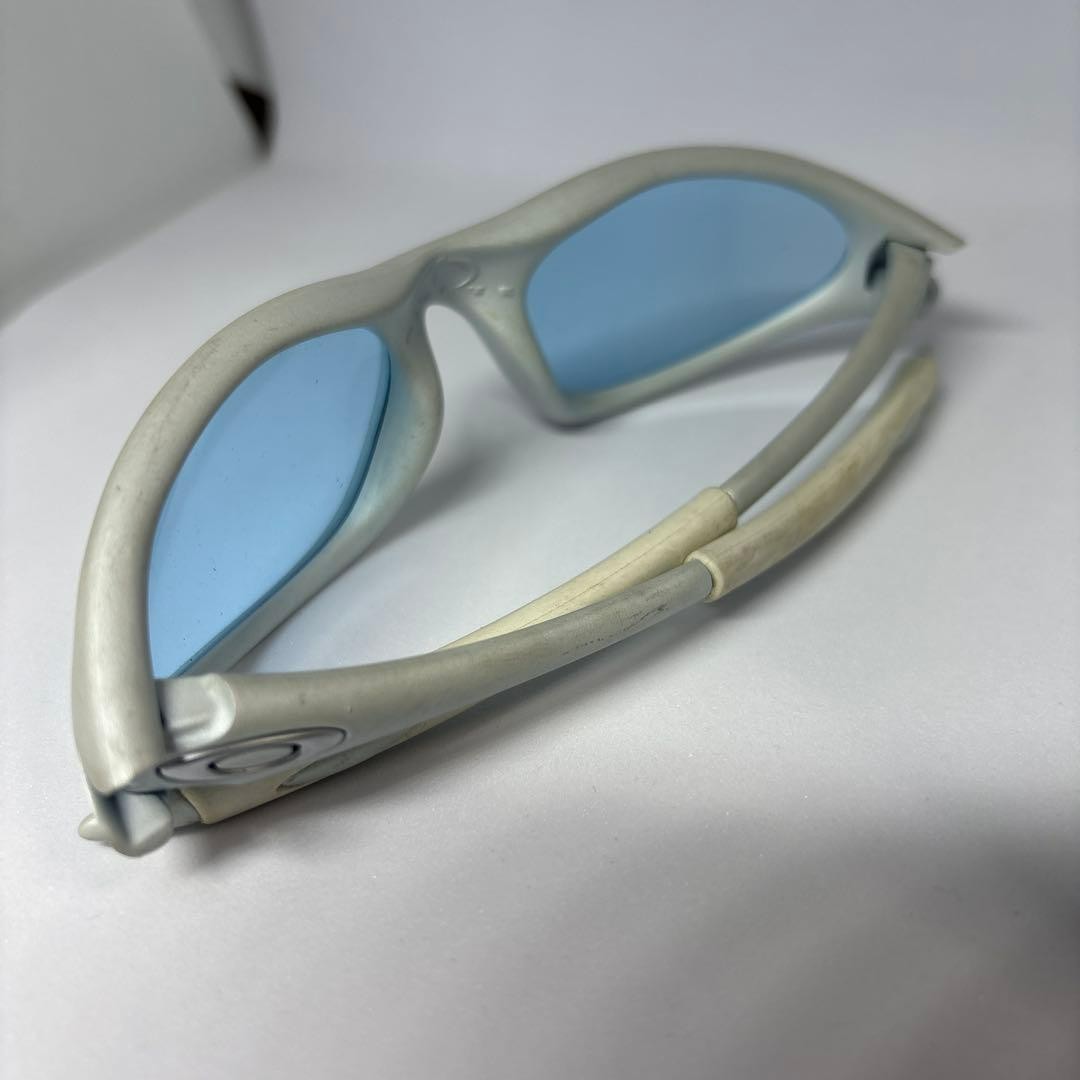 OAKLEY Minute Sunglasses 90s Tech Style Gray-Blue Frame MADE in USA