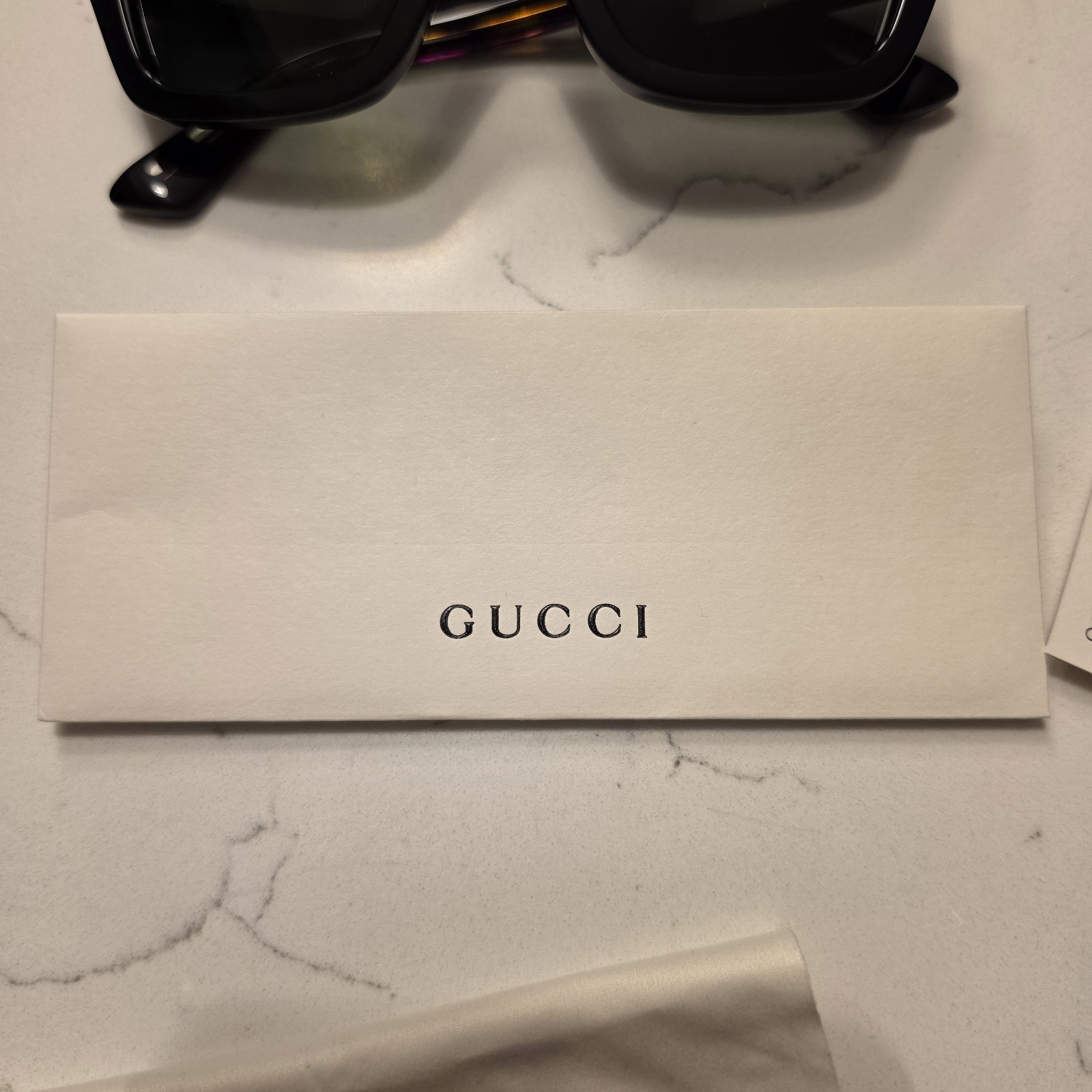 GUCCI GG1668S 001 Black Grey Havana Men’s Medium 52 mm Sunglasses