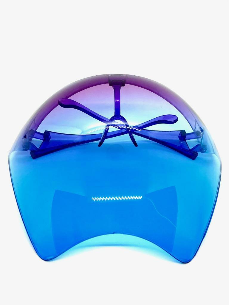 Oversized Bubble Face Shield Visor SUN GLASSES Protective Eyewear Anti Fog Lens