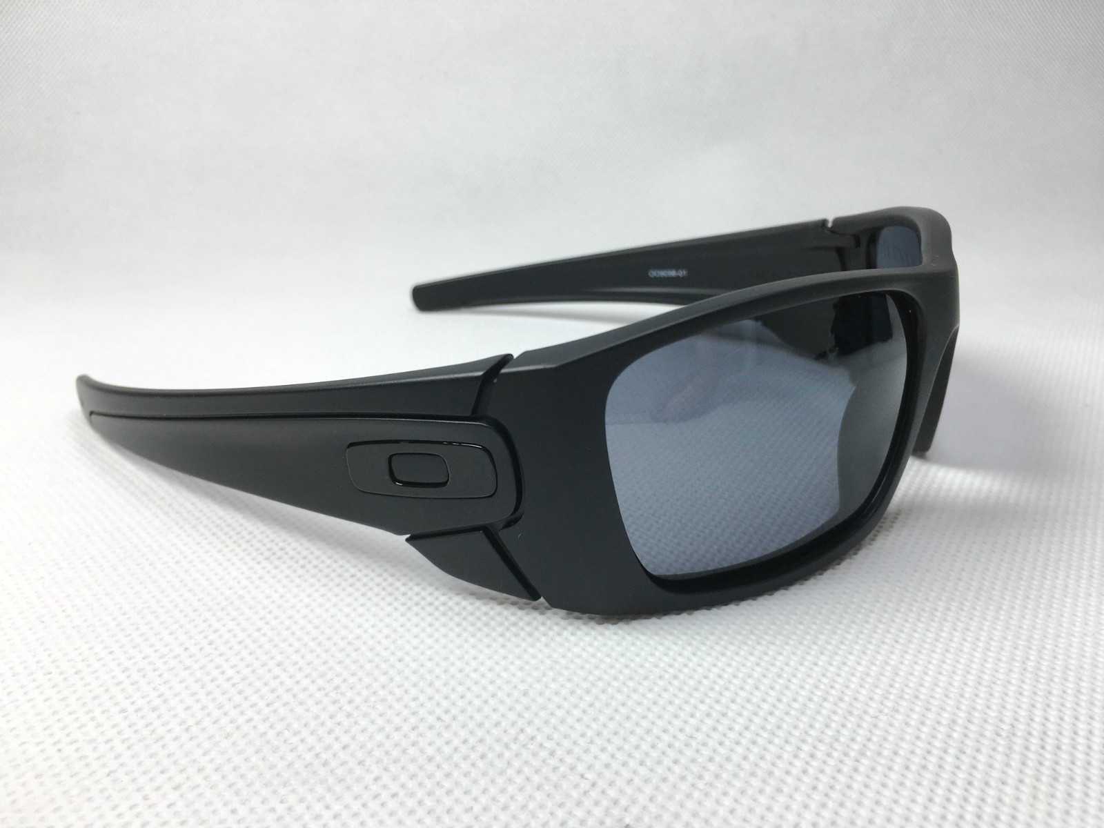 Oakley Fuel Cell Polarized OO9096-01 Black Frame Gray Lens Sunglasses