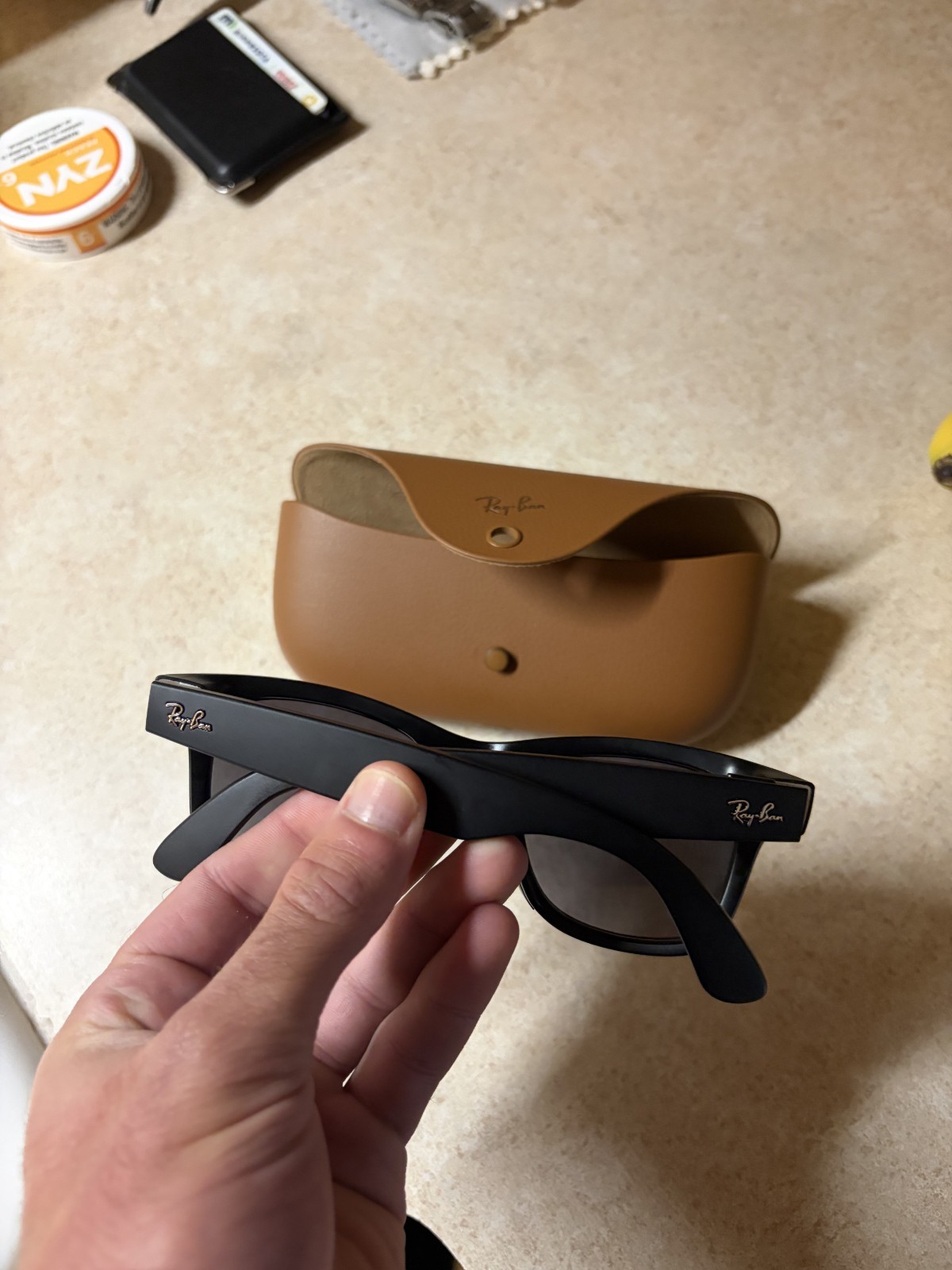 Refurbished Ray-Ban Meta Wayfarer (Gen 1), Matte Black, Transitions®, Gen S