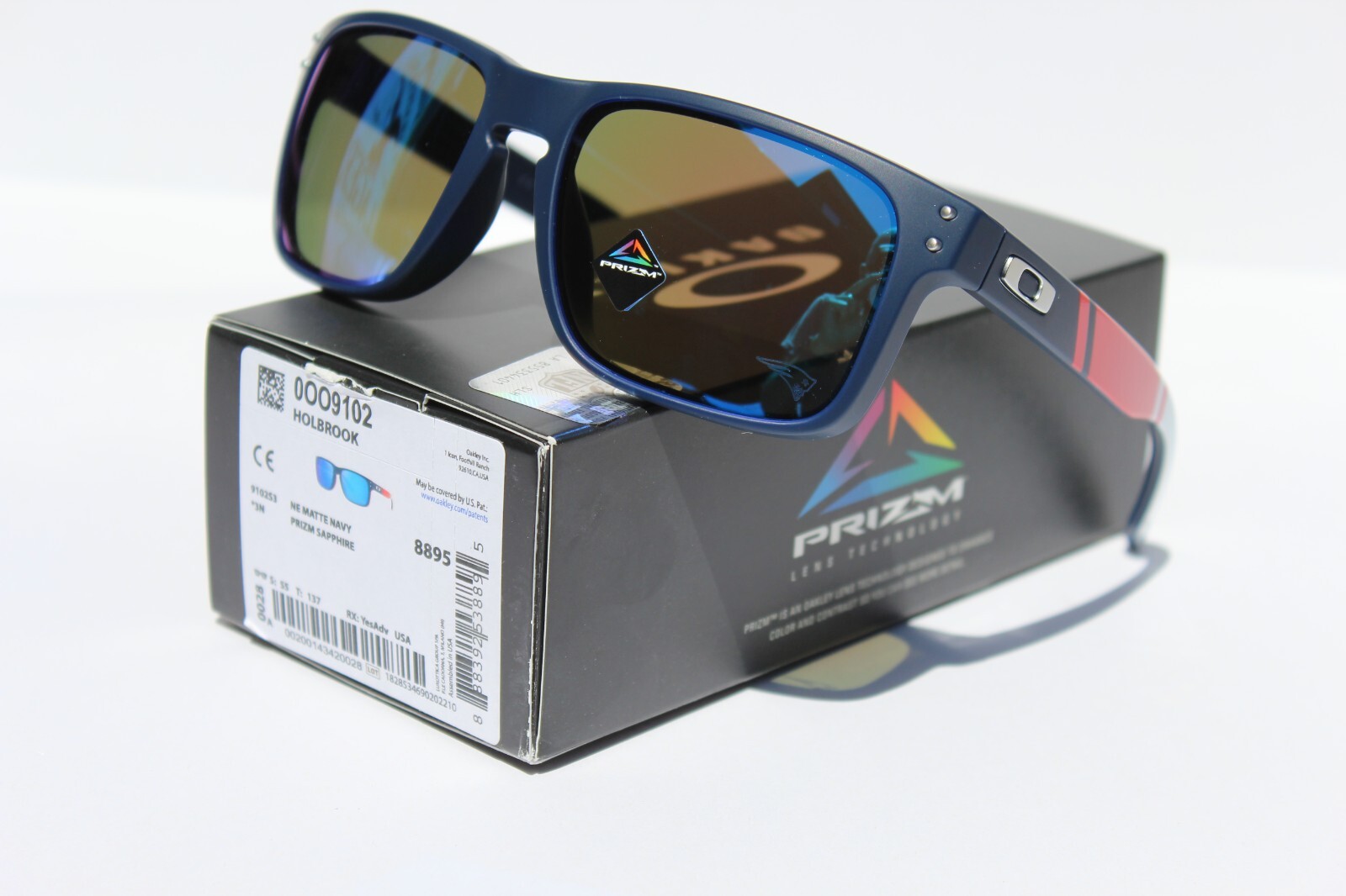 OAKLEY Holbrook Sunglasses NFL New England Patriots Navy/Sapphire OO9102-S3