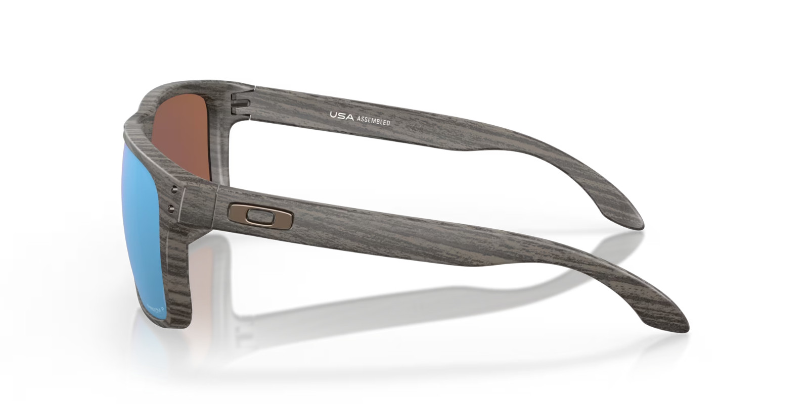 NEW Oakley HOLBROOK XL Woodgrain Polarized Deep Water PRIZM H2O Sunglass 9417-19