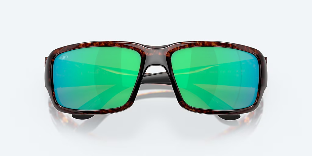 Costa Del Mar Fantail Tortoise / Green Mirror 580G POLARIZED 59 mm Sunglasses