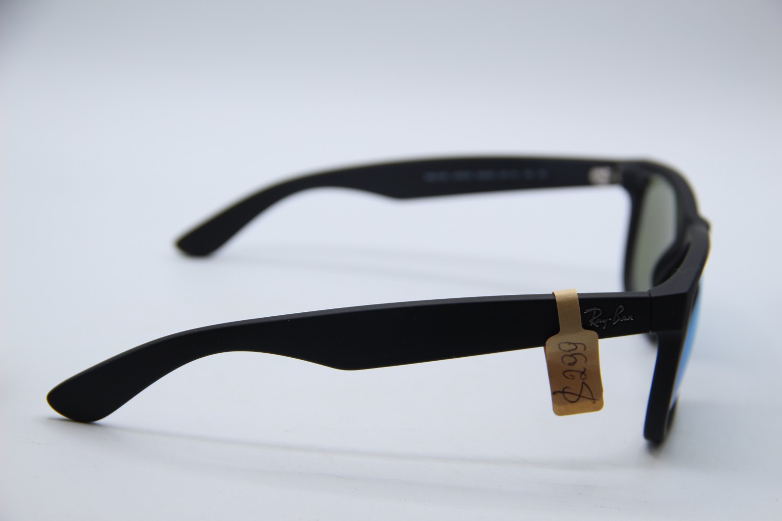 RAY-BAN RB 4165 622/55 JUSTIN BLACK MIRRORED AUTHENTIC FRAMES SUNGLASSES 54-16