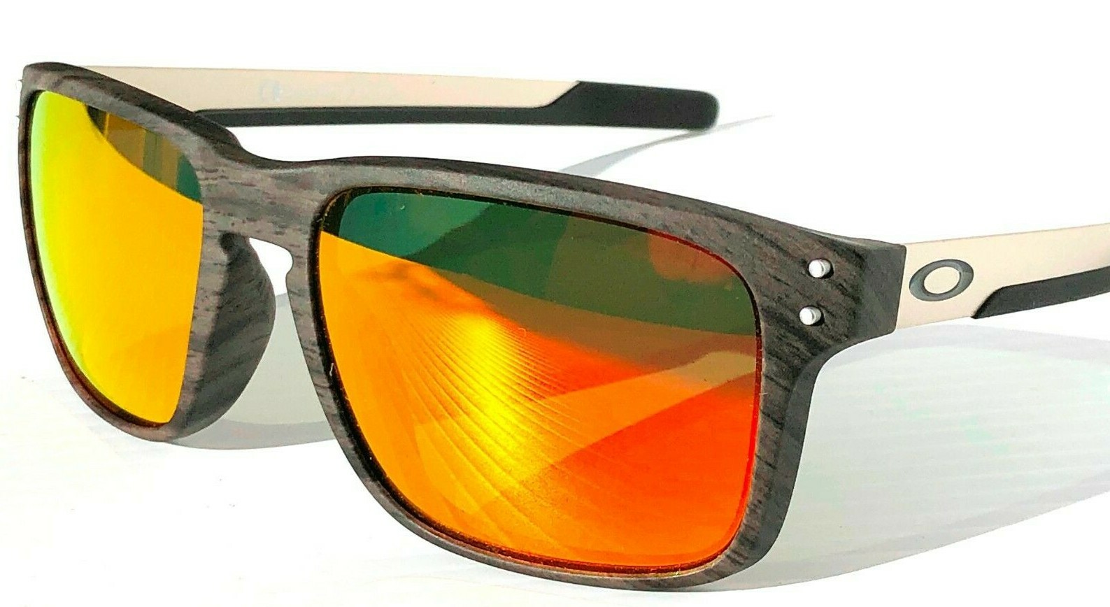 NEW* Oakley HOLBROOK MIX Woodgrain POLARIZED Galaxy RUBY Sunglass 9384-04