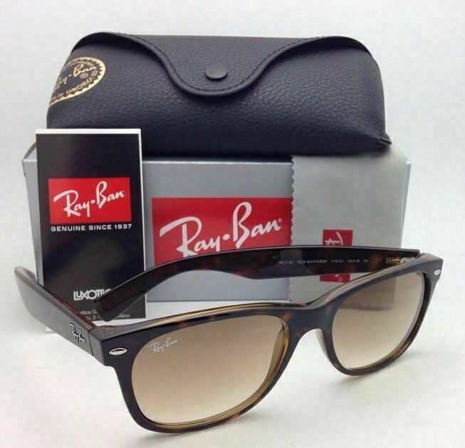 New Ray-Ban Sunglasses RB 2132 710/51 55-18 NEW WAYFARER Havana / Brown Gradient