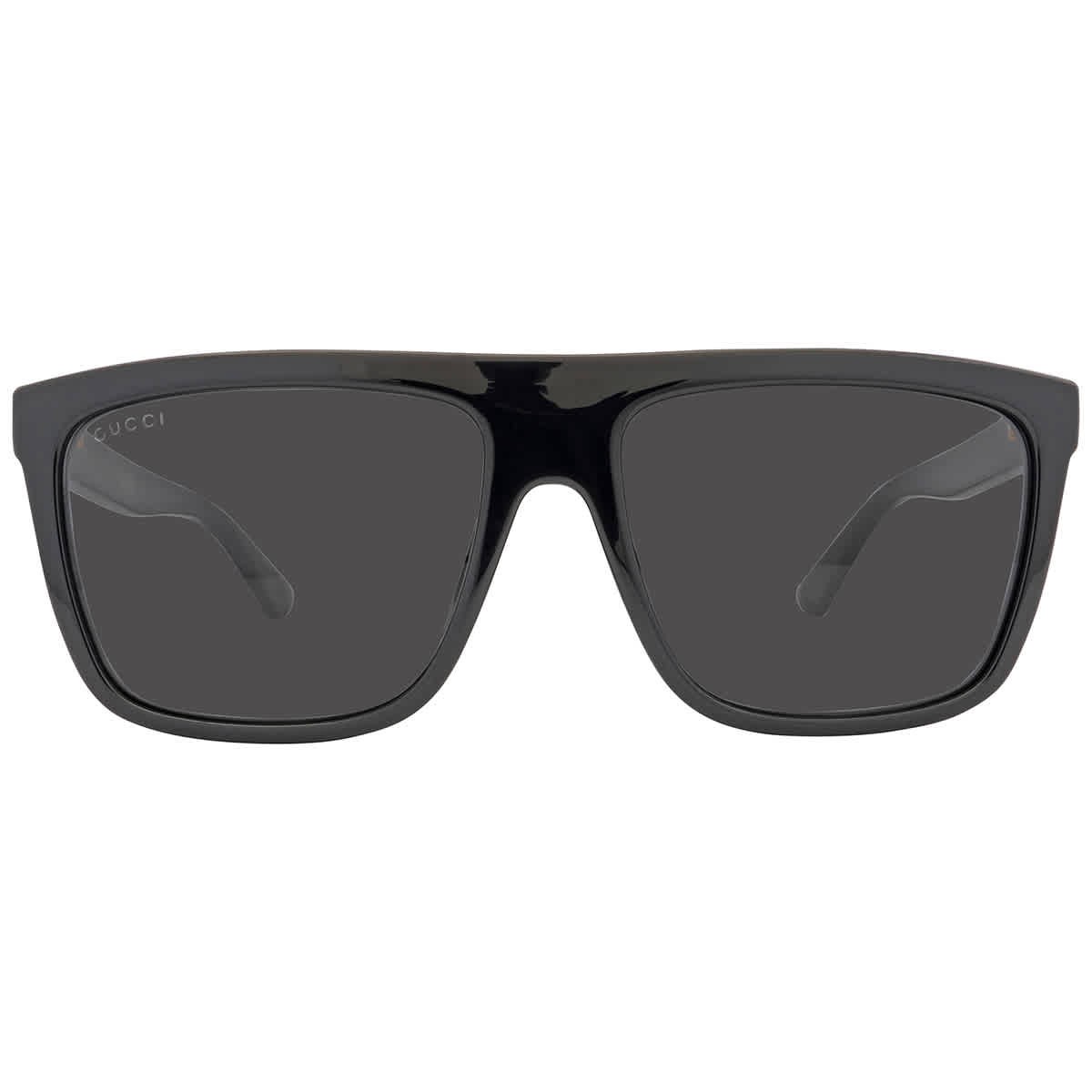 Gucci Grey Browline Men’s Sunglasses GG0748S 001 59 GG0748S 001 59